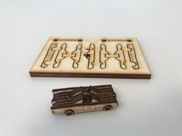 Micro Universe - Batmobil - Bausatz